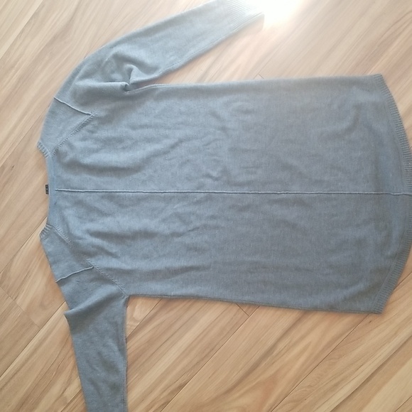 French Connection Gray Tunic Top Dress With Zipper Detail Womens Medium - Picture 5 of 8